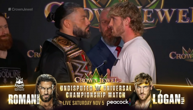 La WWE officialise le match entre Roman Reigns et Logan Paul
