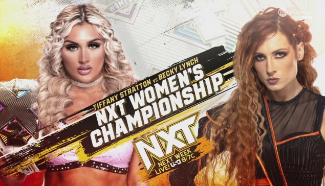 Becky Lynch va catcher à NXT la semaine prochaine