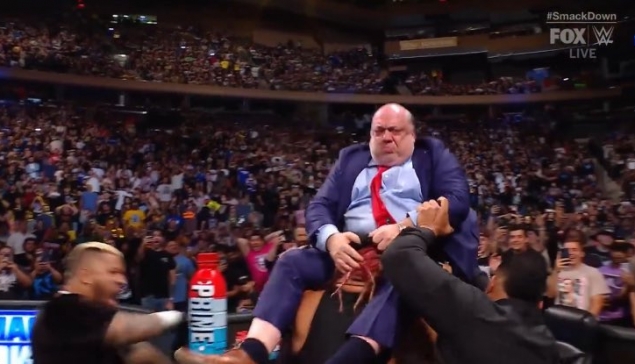 WWE SmackDown : Paul Heyman passé à tabac par... la Bloodline !