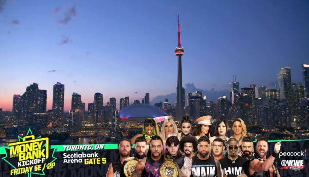 Les détails sur le Kickoff de WWE Money in the Bank 2024 à Toronto