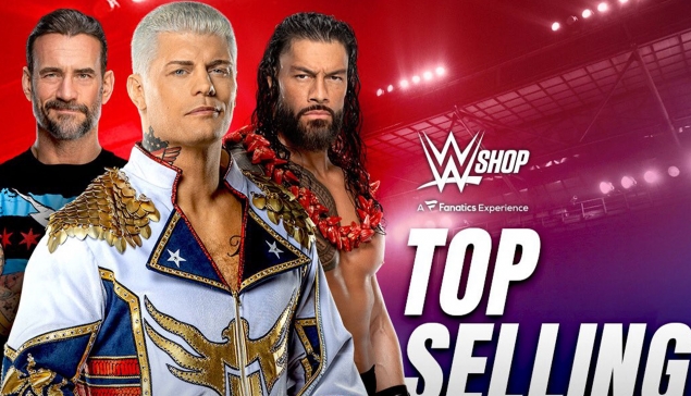 Roman Reigns et Cody Rhodes au top des ventes WWE de 2024