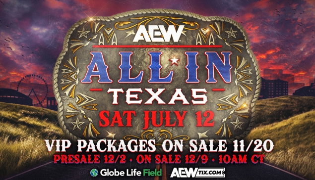 La vente de billets pour le premier AEW All In en Amérique est lancée