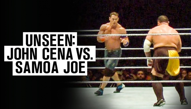 La WWE retrouve un match inédit entre John Cena et Samoa Joe