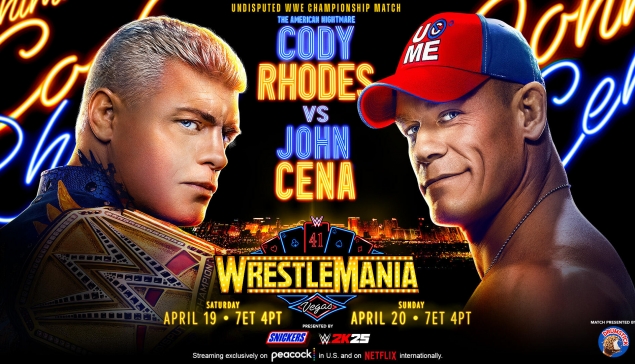 Les paris en ligne donnent leurs favoris pour WWE WrestleMania 41