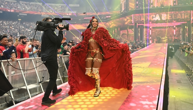 Les coulisses de l'entrée de Bianca Belair à WrestleMania 41