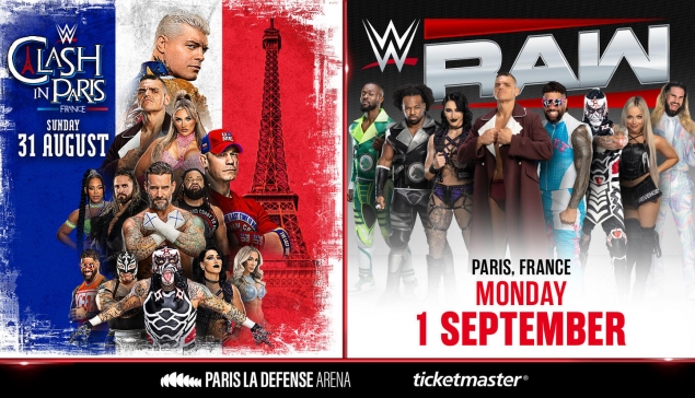 De nouvelles places disponibles pour WWE Clash In Paris 2025