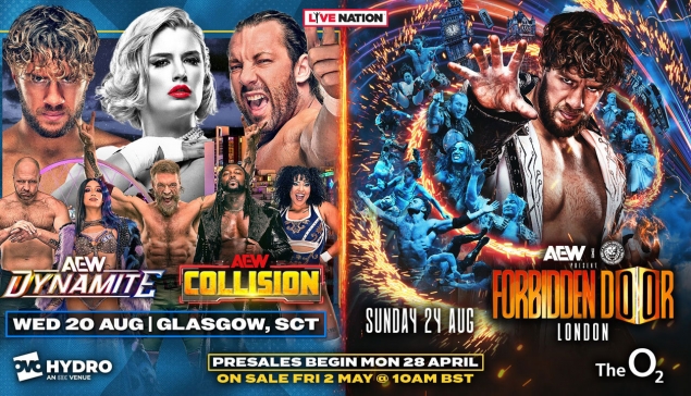 La prévente est lancée pour AEW Forbidden Door 2025 à Londres